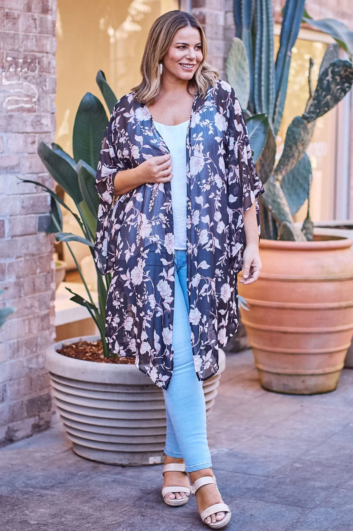 Sale Rosanna Floral Cape Capes & Kaftans