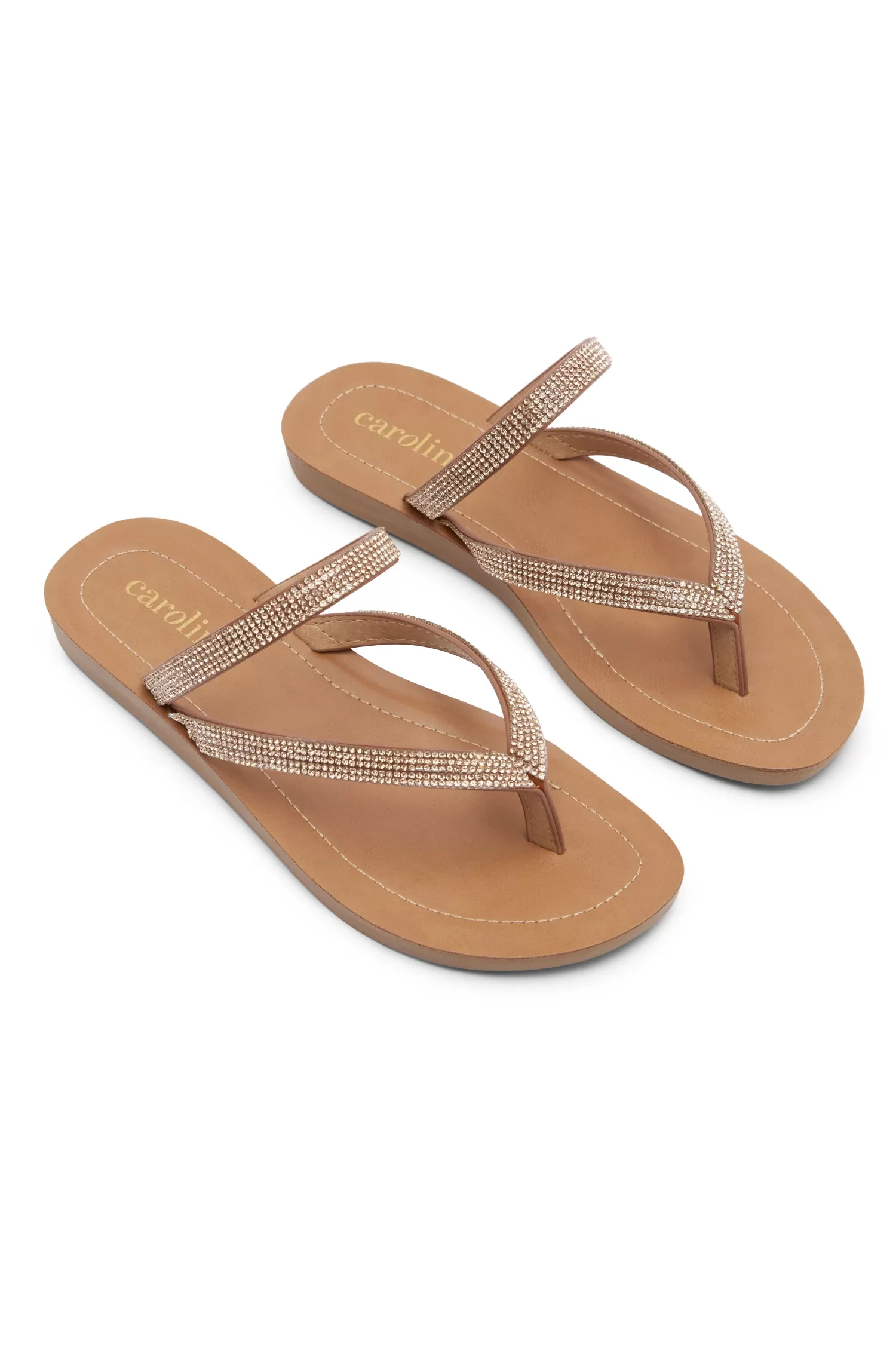 Shop Samos Slides Rose Gold Slides And Sandles