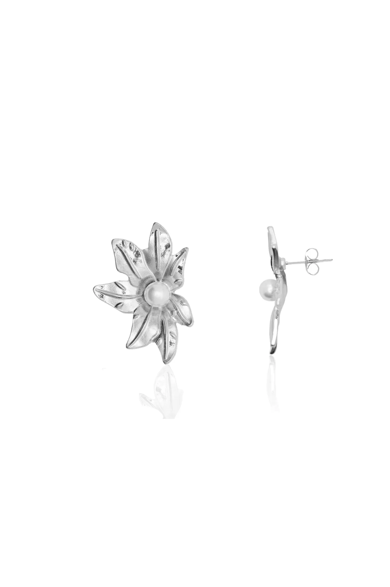 Fashion Selah Floral Earrings Silver Earrings