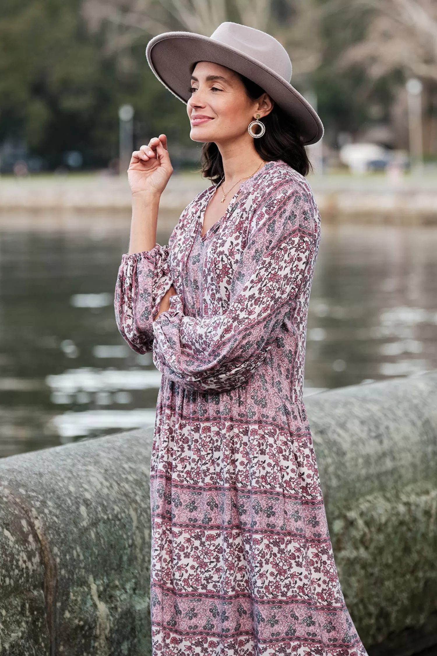 Best Shayla Long Sleeve Dress Blush Long Sleeve