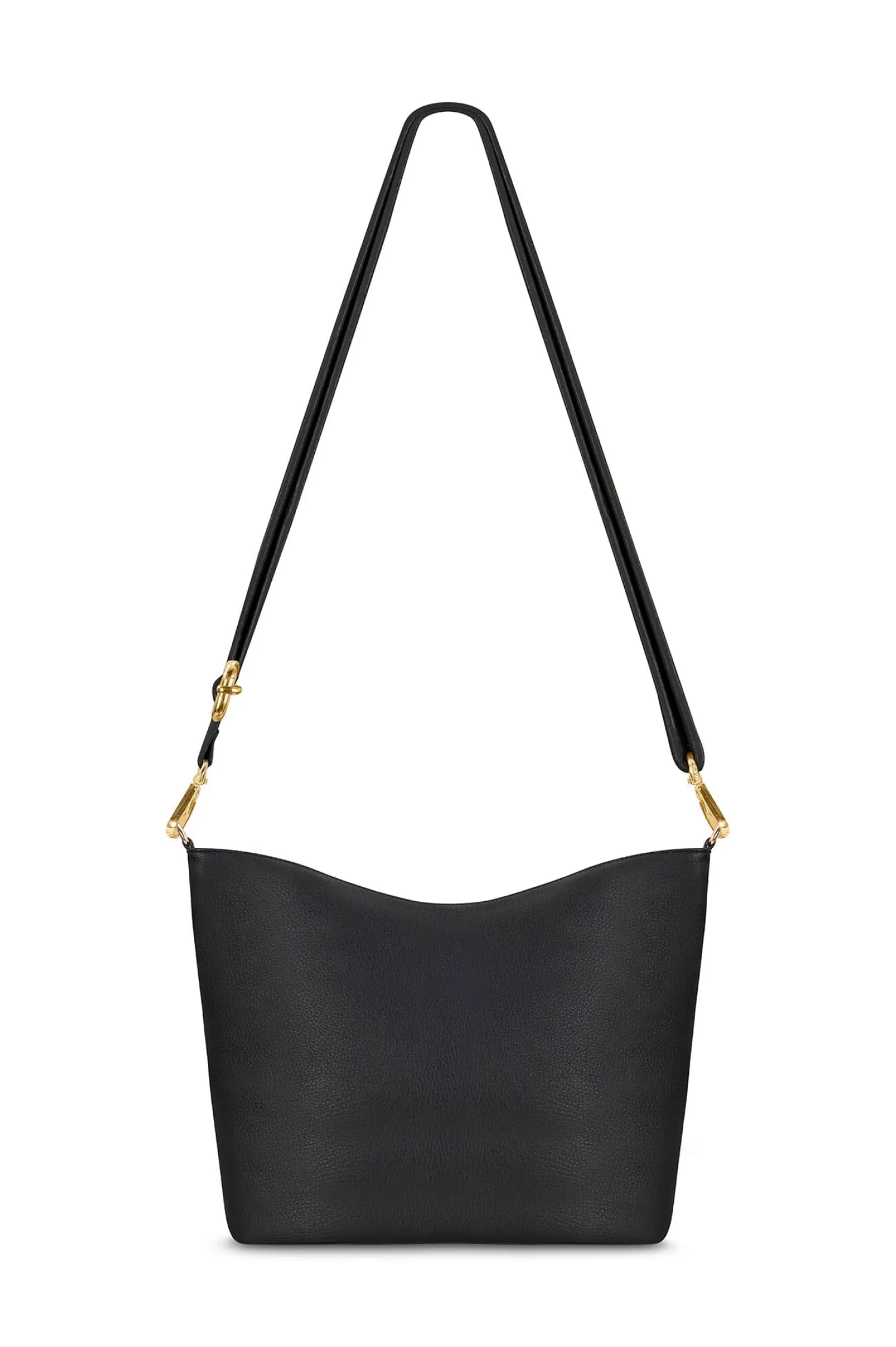 Sale Simonetta Leather Handbag Black Totes | Handbags