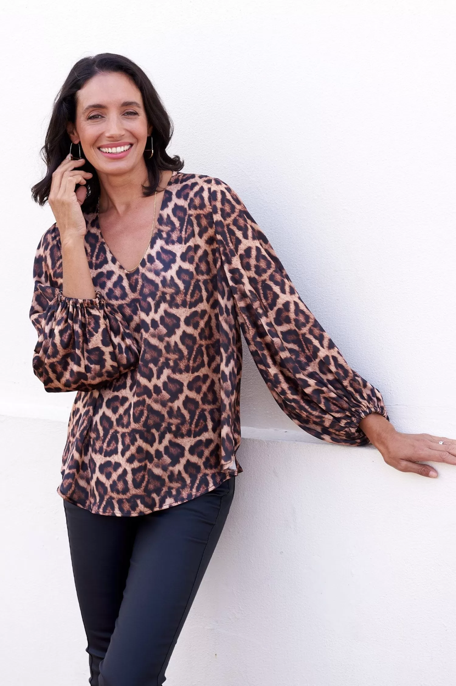 Best Sovana Long Sleeve Top in Anika Print Sovana Tops | Long Sleeve