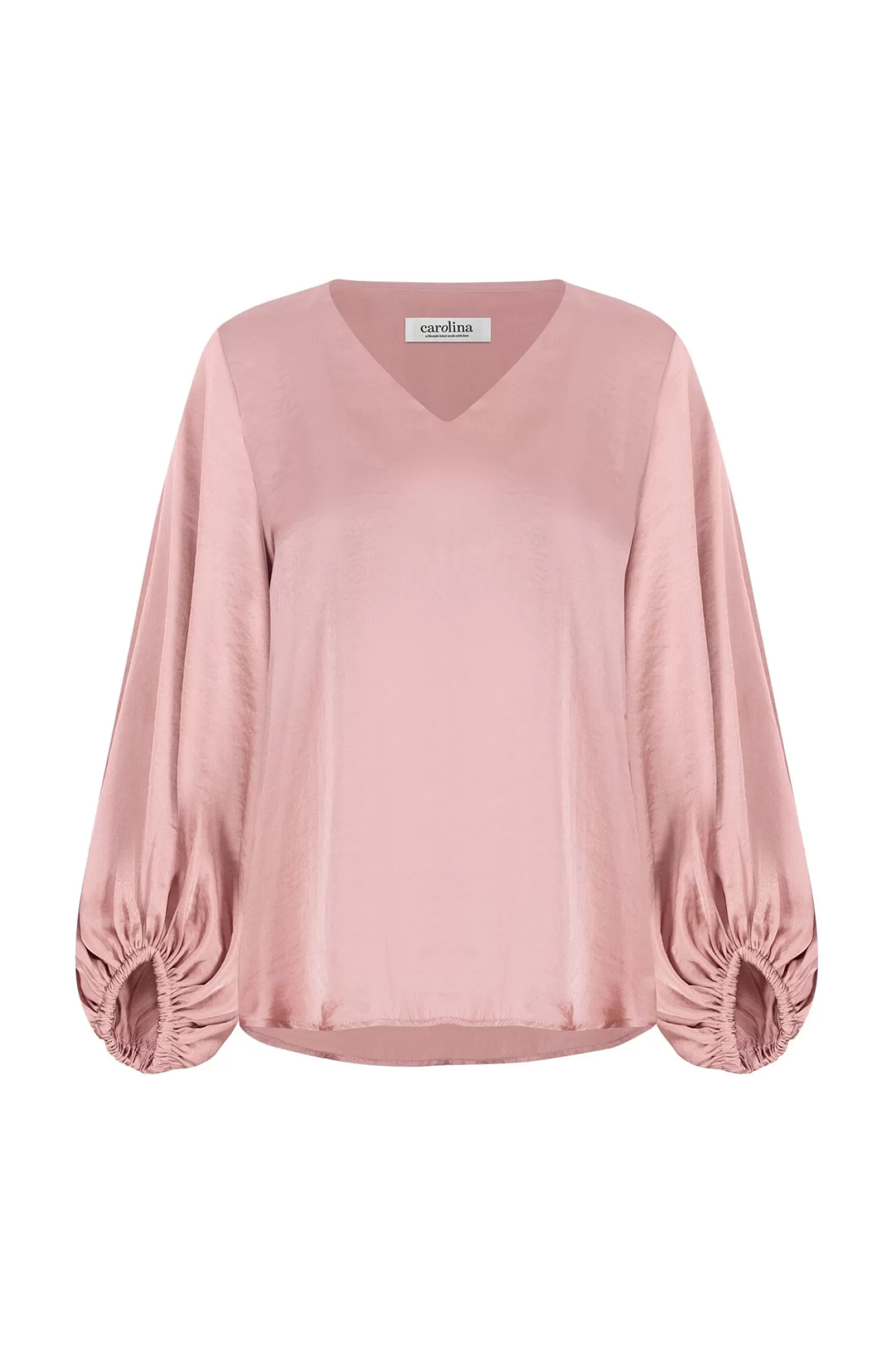 Cheap Sovana V-neck Long Sleeve Top Rose Sovana Tops | Long Sleeve