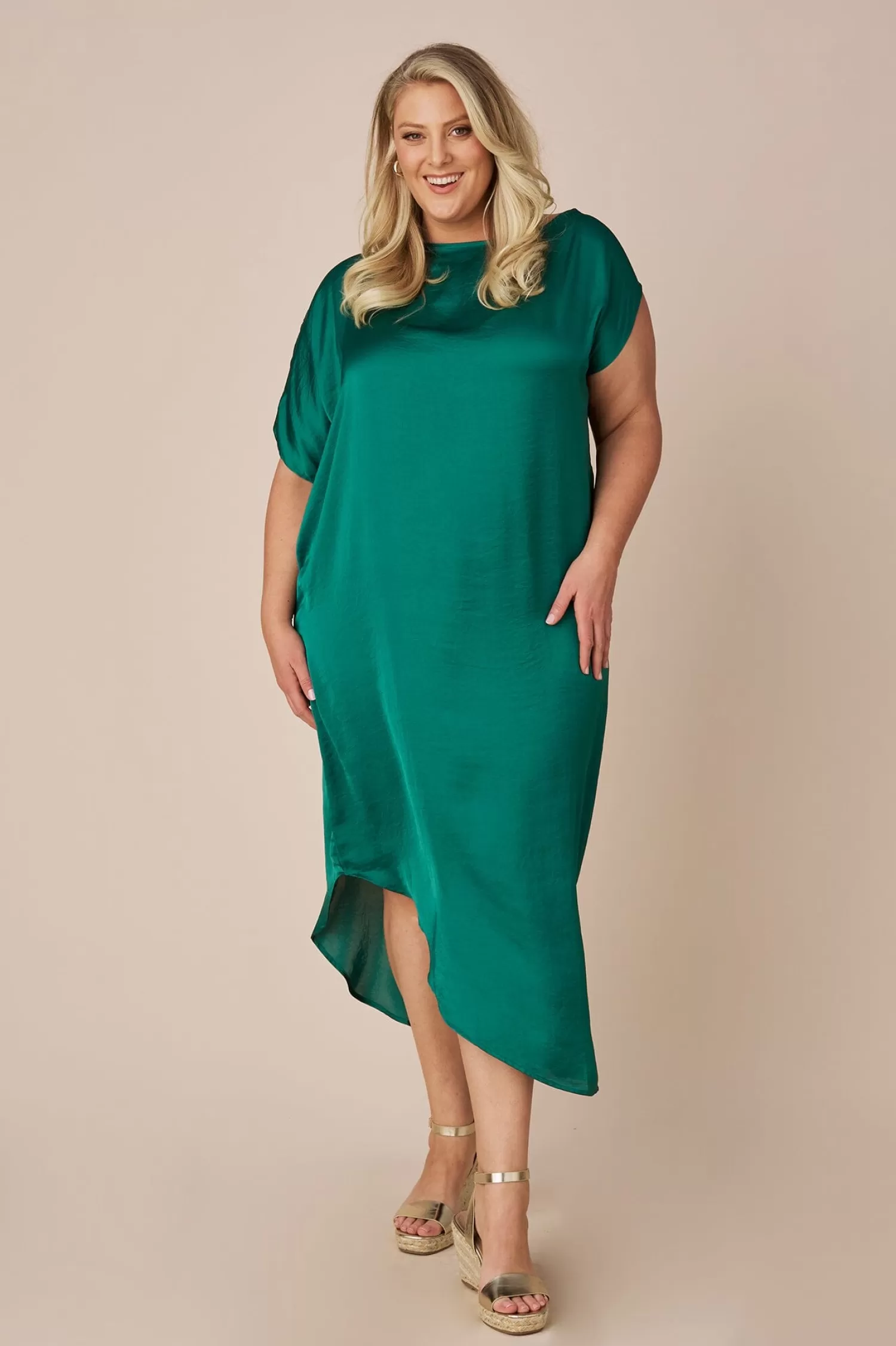 Discount St Tropez Dress Emerald St Tropez Dresses | Short Sleeve