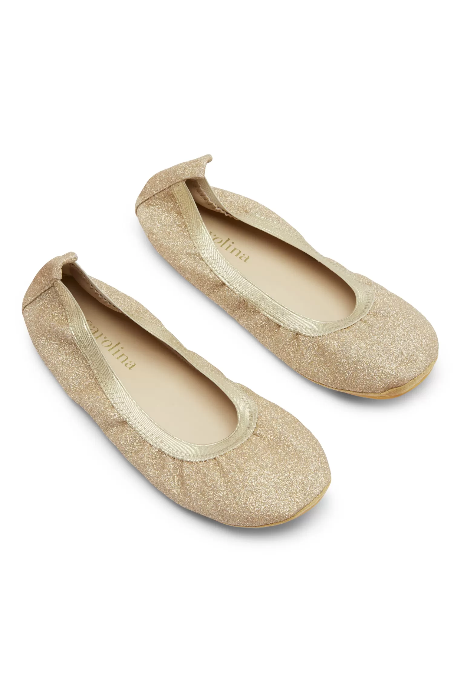 Store Talia Sparkle Ballet Flats Gold Flats & Loafers