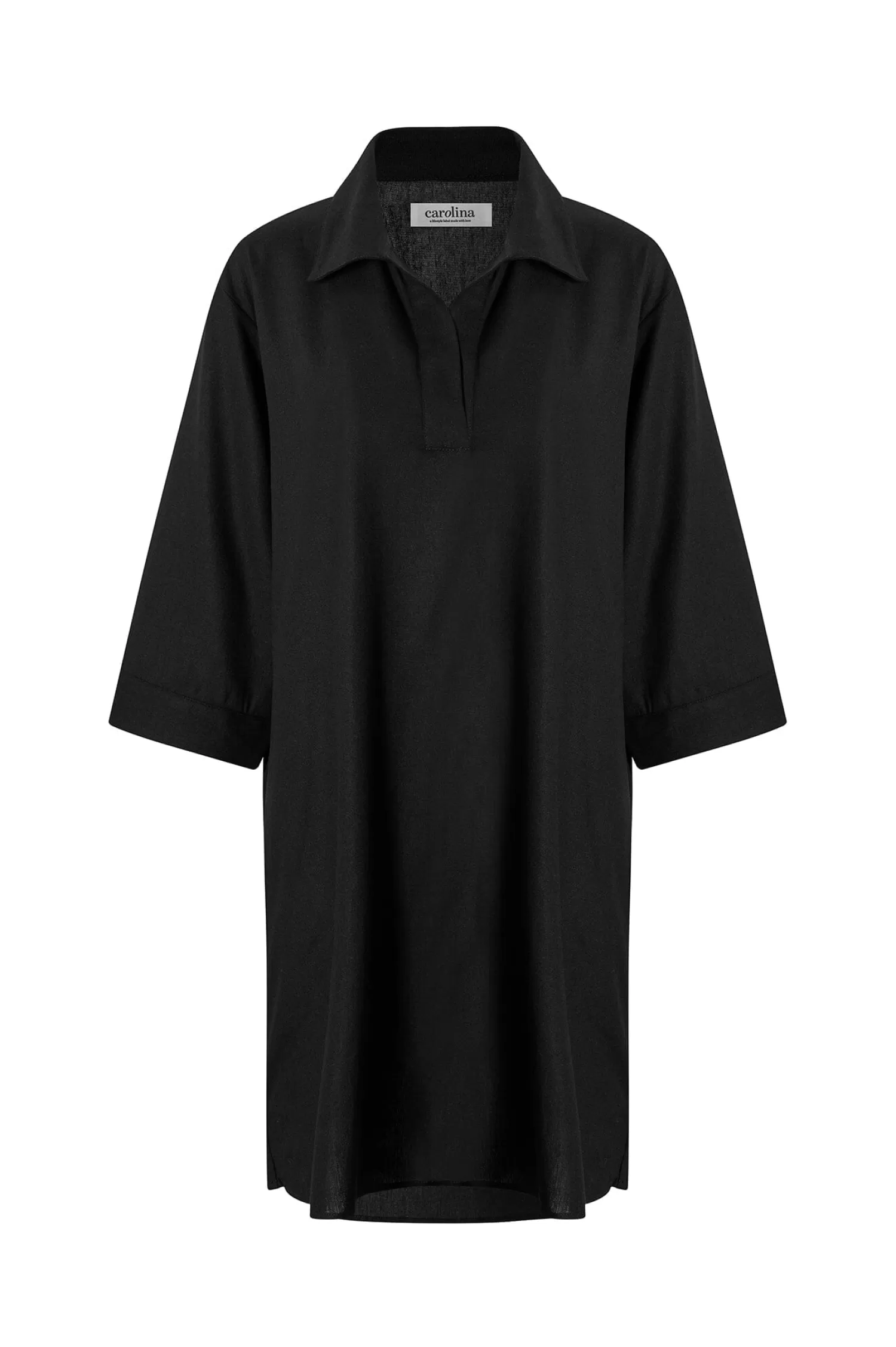 Store Tara Tunic Black Long Sleeve