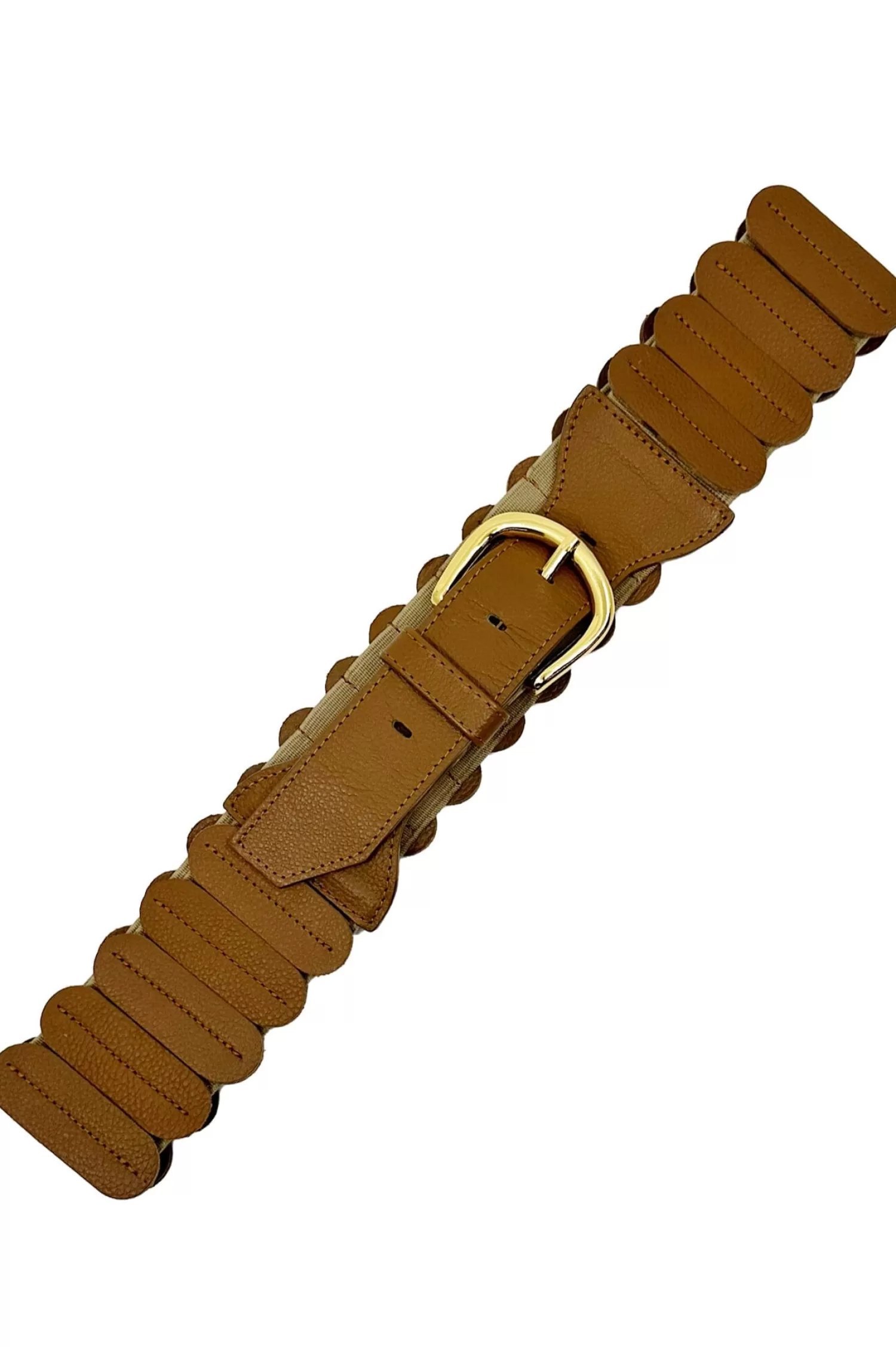 Store Tatiana Elasticated Belt Tan Belts | Belts