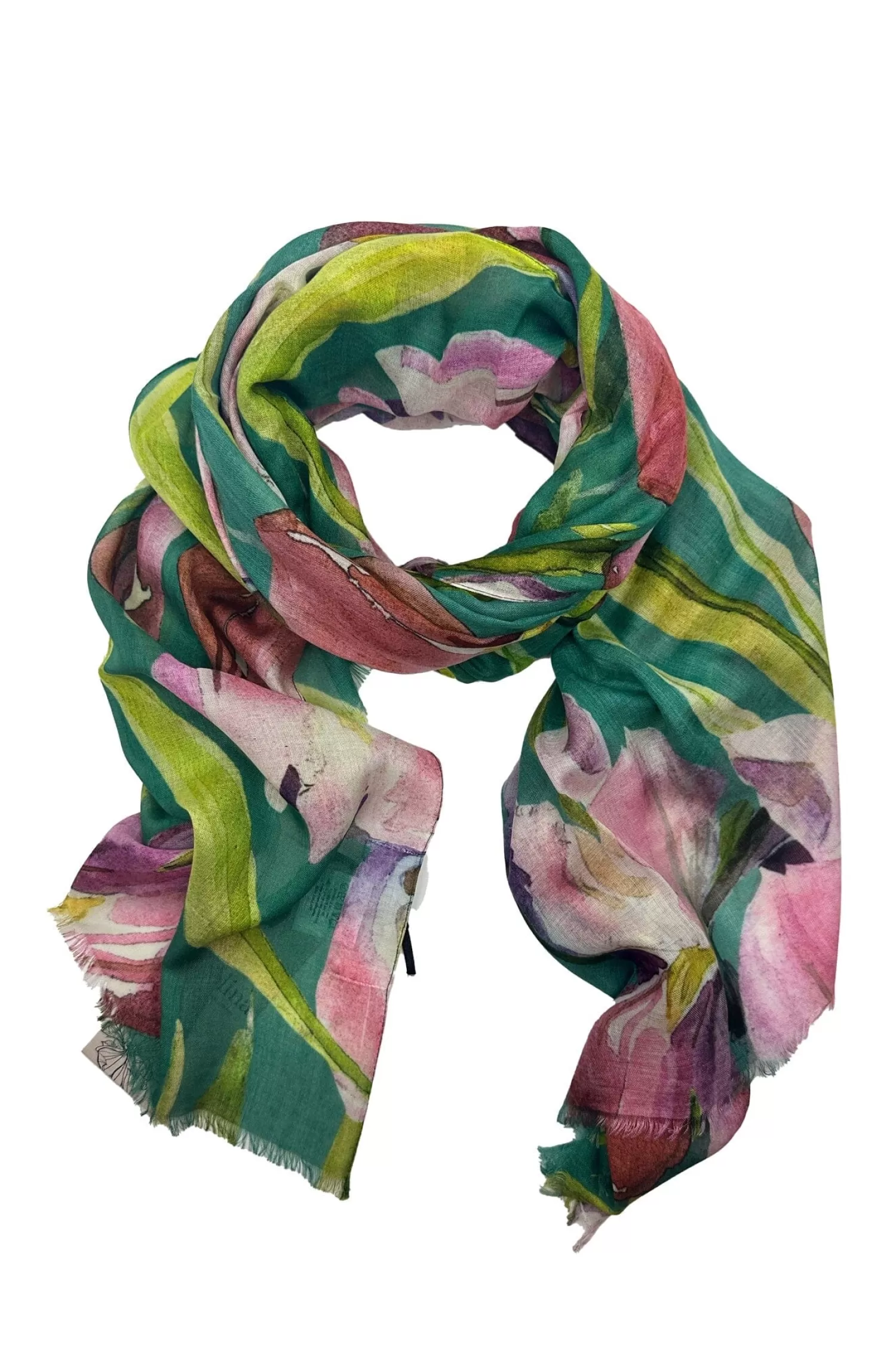 Store Tulip Modal Scarf Green Scarves