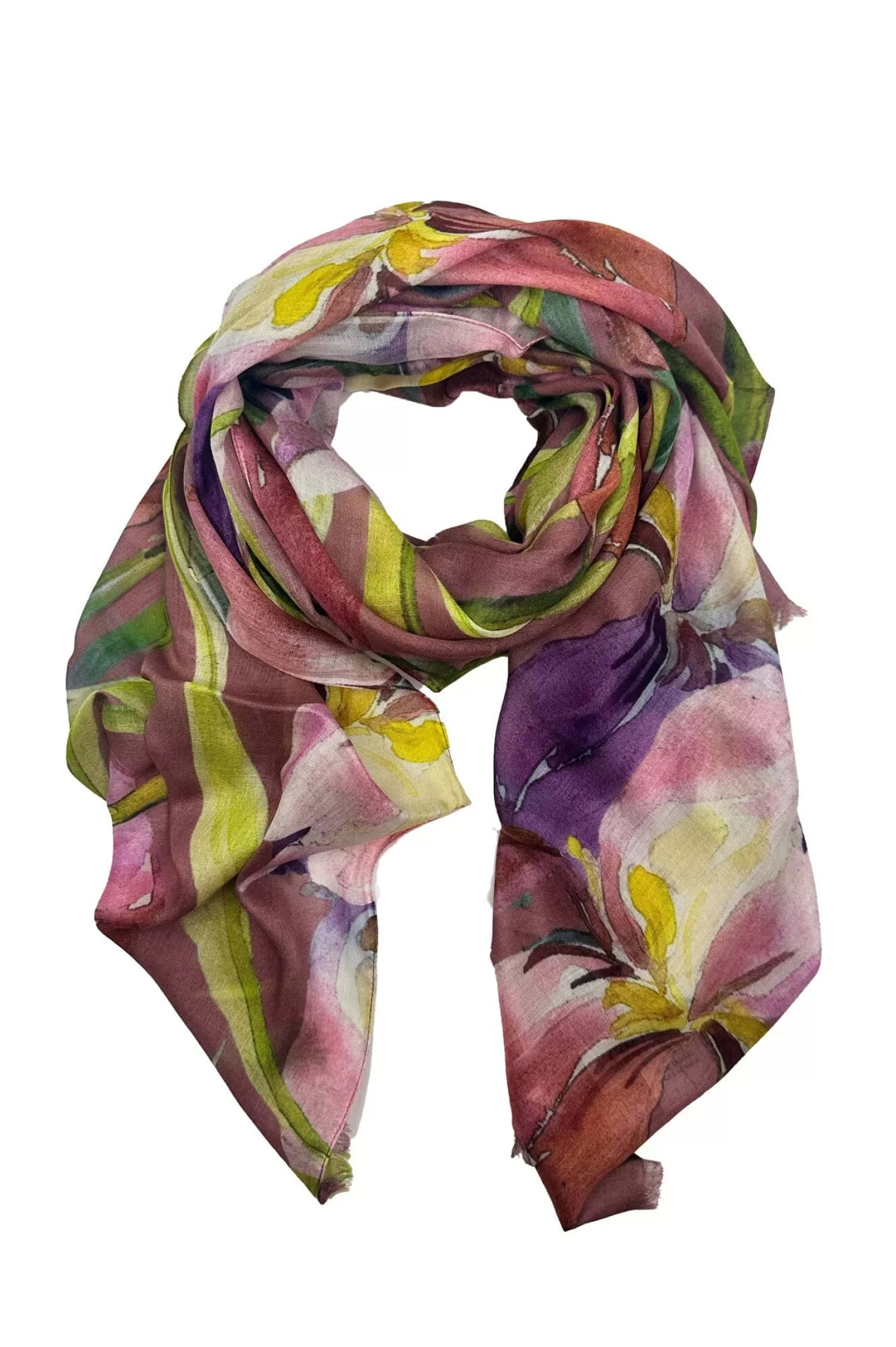 Online Tulip Modal Scarf Rose Scarves