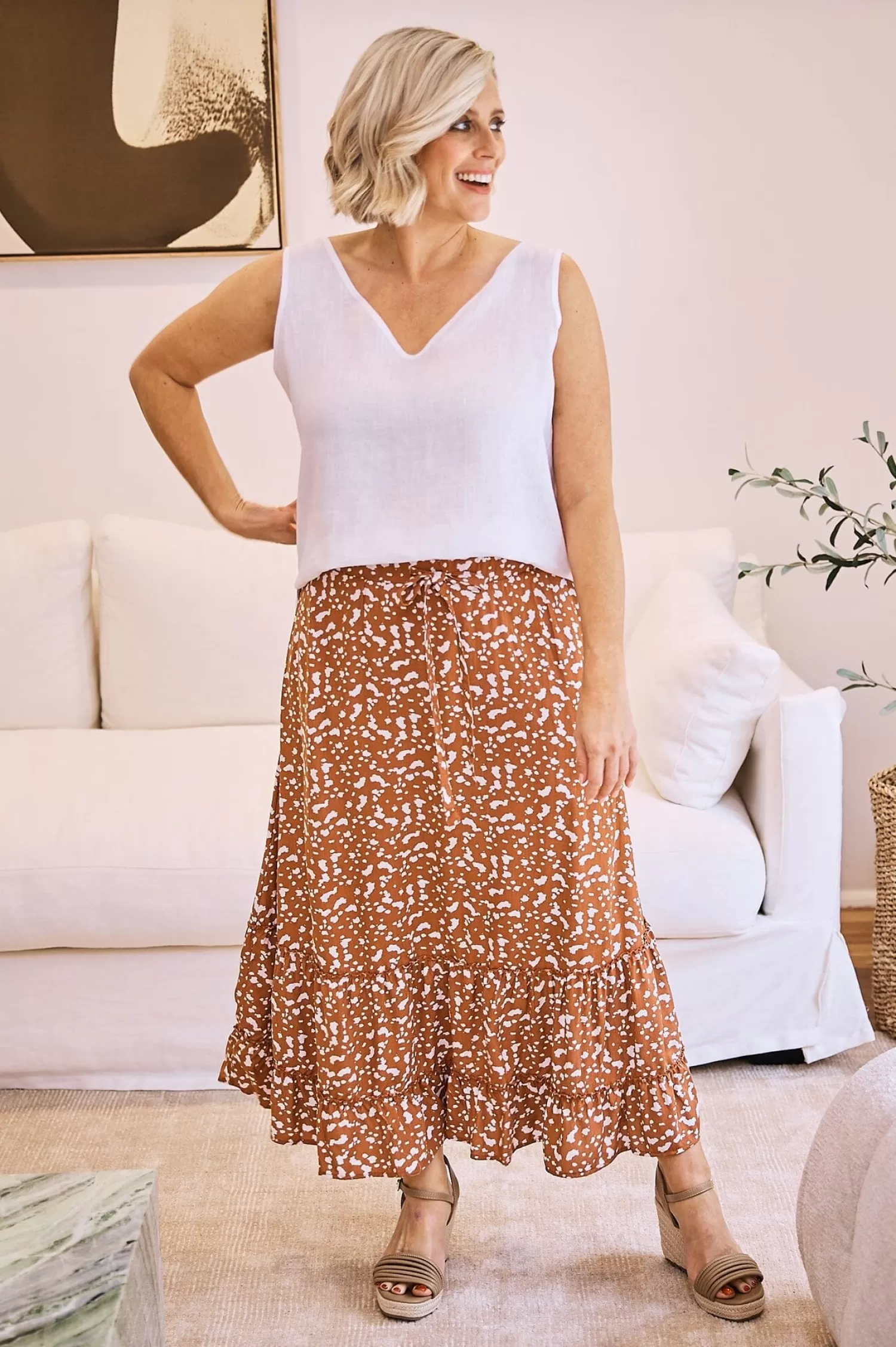 Best Vera Skirt Rust Skirts