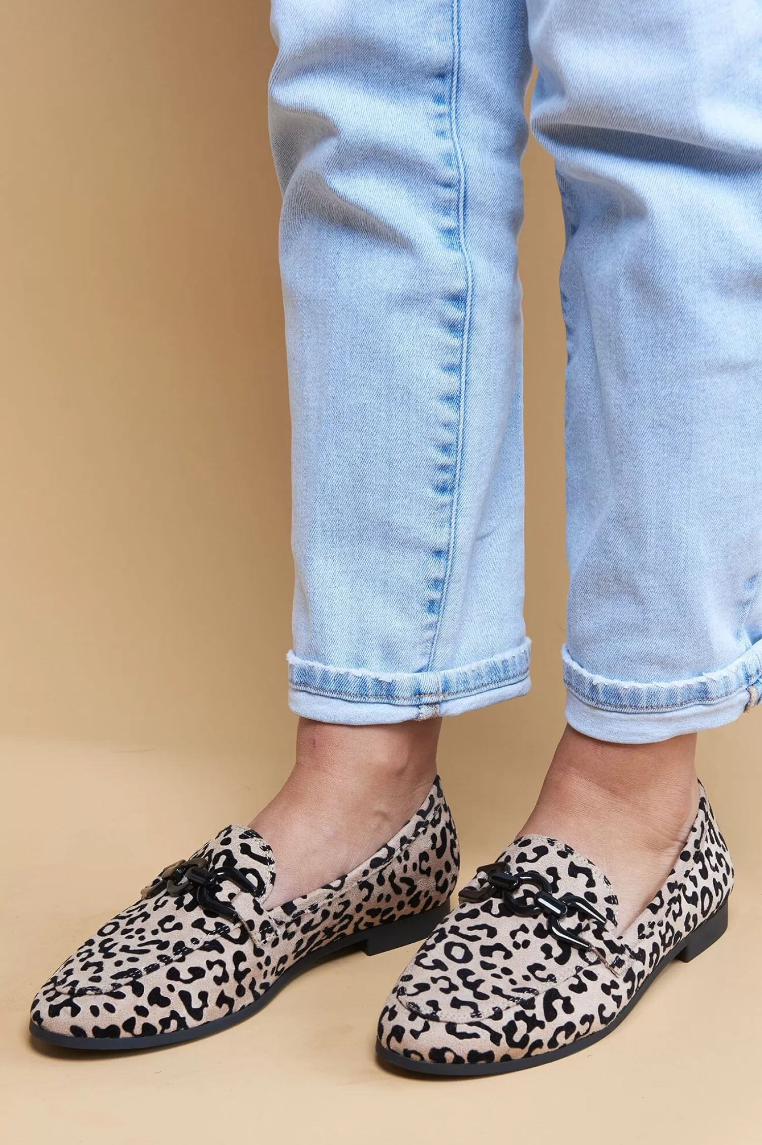 Hot Virginia Loafers Animal Print Flats & Loafers