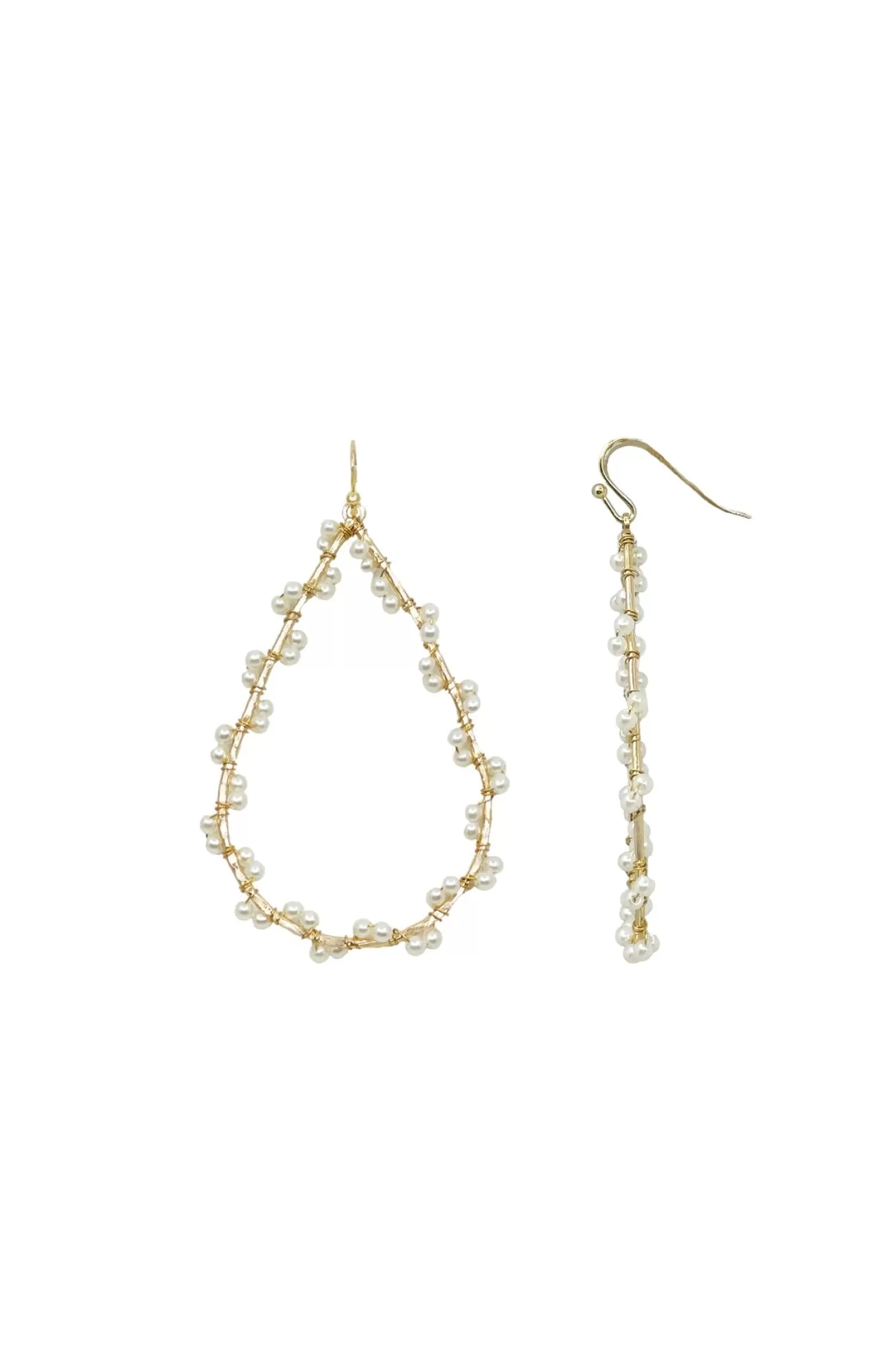 Cheap Wren Pearl Earrings Gold Earrings